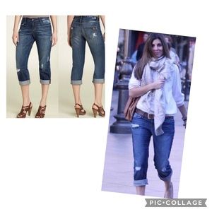 Joe’s Ex-Lover Distressed Cropped Jeans